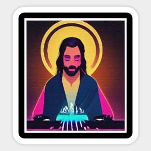 god dj Sticker